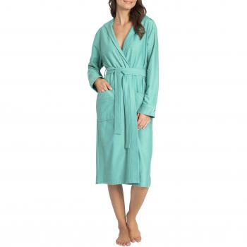 Taubert Leichtgewichts‑Bademantel für Reisen, Damen, 120 cm, Kapuzenvariante