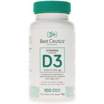 Best Ceutics Vit D3 4000 UI 100 Caps