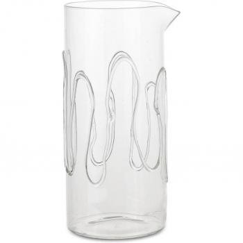 Ferm LIVING Doodle Karaffe, 1,2 Liter, Glas, hitzebeständig