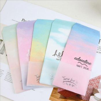 10 Stück Aquarell Umschläge mit verschiedenen Designs