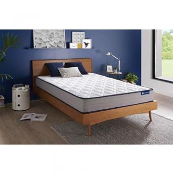 Actisom Matelas Actiflex Form 140×200 cm : Ressorts Ensachés & Mémoire de Forme, 22 cm, 5 Zones de Confort