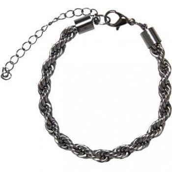 URBAN CLASSICS Bettelarmband Charon Grau