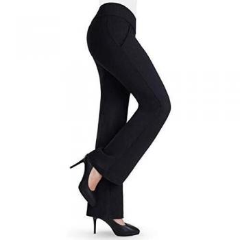 Pantaloni Casual con Tasche e Vita Alta