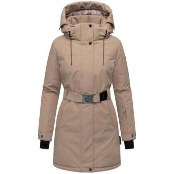 Navahoo „Frostkuss 14“ – Damenwintermantel XXL grau