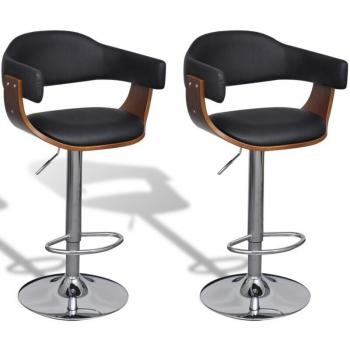Bar Stools Moderni Neri Legno 1202019