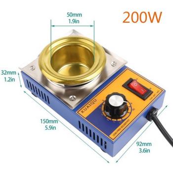 220V Solder Pot with Adjustable Temperature