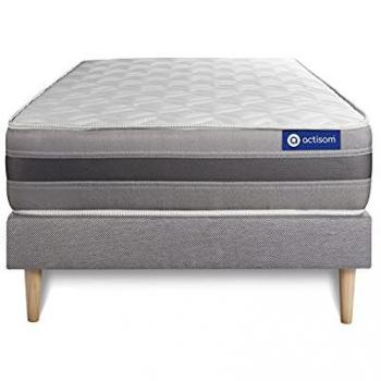 Kit Sommière 200x24x120 cm Actisom – Ensemble 120x200 cm Gris