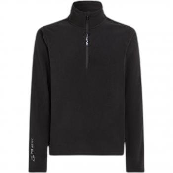 Jack’s O’Neill Pullover Nero con Pile e Mezza Cerniera