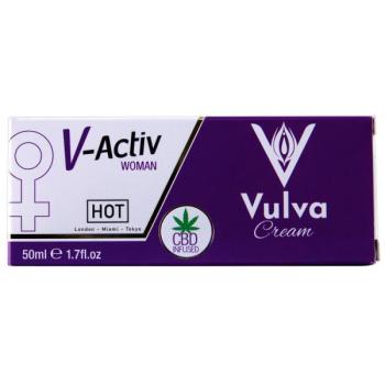 V-Activ Vulva‑Cremes mit CBD – 50 ml Wärme‑Stimulation