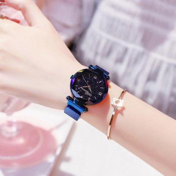 Reloj de Mujer con Cuarzo y Estrellas