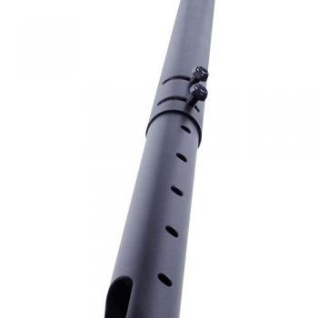 3000 mm Black Ceiling Mount with M Extension Pipe Brackets