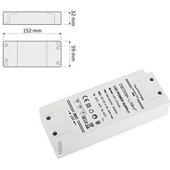 12V DC LED Driver (54W) – 240V AC In, G4 Strip Ready