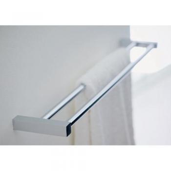 Toallero doble de cromo Metric