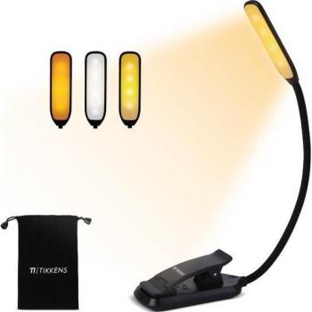 Tikkens Buchlampe mit 3 Lichtstufen