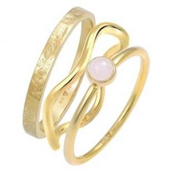 Anello solitario premium in quarzo rosa con argento sterling 925