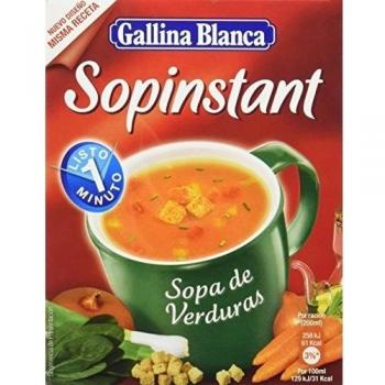 Sopa Súper Fresca Gallina Blanca de Vegetales