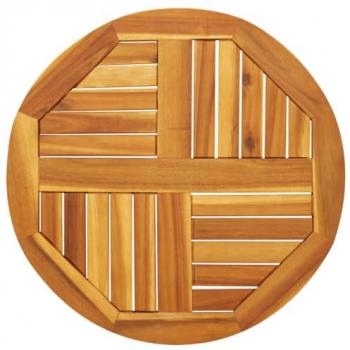 VidaXL Ø23.6 Round Solid Wood Acacia Table Top