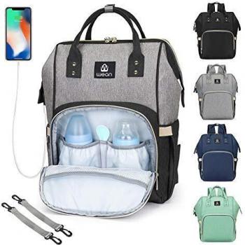 Borsa Imbottita Mamma Neonato con Capacità Grande e Bottiglie