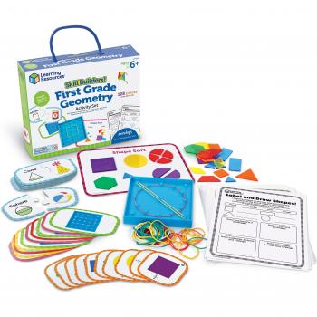 Skill Builders Geometry Set for First Grade – Learning Resources, Math Toys & Teaching Materials (LER1239)