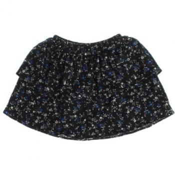 Minigonna floreale nera Taglia 2Y (GAP)