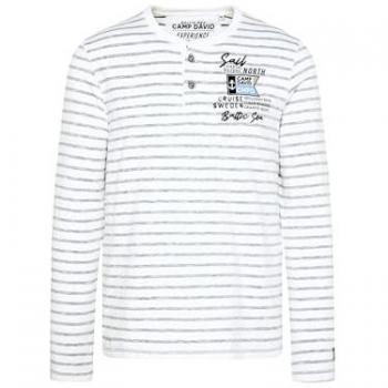 CAMP DAVID Langarmshirt in Ringel-Optik