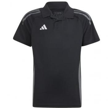 Adidas Tiro 24 Competition Poloshirt Kids Schwarz Grau 152