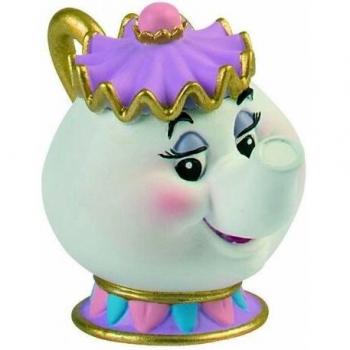 DISNEY LA BELLE ET LA BÊTE FIGURINE MADAME SAMOVAR PVC