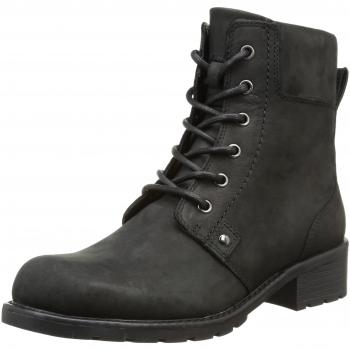 Clarks Orinoco Spice, Damen Stiefel, Schwarz (Black Wlined Lea)
