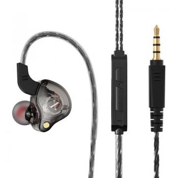 Audífonos EARDECO con cable, cancelación de ruido y micrófono de 3,5mm