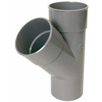 Raccord en PVC 45° M/F 63mm