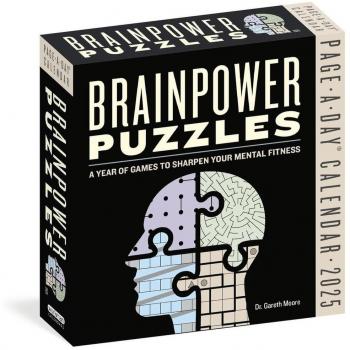Brainpower Puzzles Page-A-Day(r) Calendar 2025