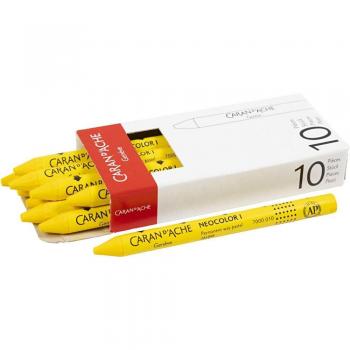 Caran d'Ache Neocolor I Gelb Wachsmalstifte (10er Pack)