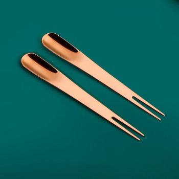 WORTHBUY 18/8 Stainless Steel Fork Spoon Set