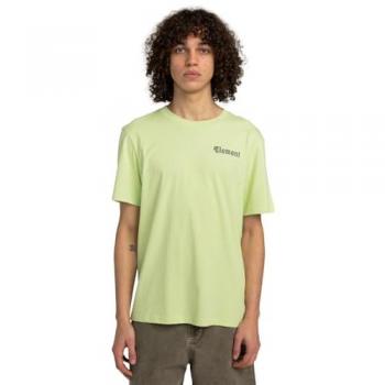 T-Shirt ELEMENT Col Arrondi Vert