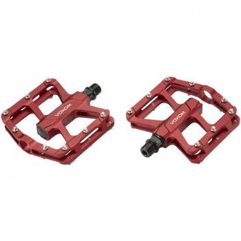 Voxom PE16 Pedali MTB Anodizzati Rossi