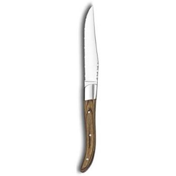Set completo Lou Laguiole Nussbaum 23x2x1 cm: 6 coltelli + posate marroni