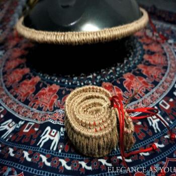 Tambour en Jute Antidérapant