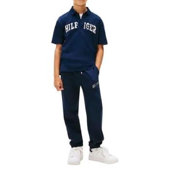 Tommy Hilfiger Mixed Graphic Jogginghose – Dunkelblau – Regular Fit – Artikelnummer KB0KB09695