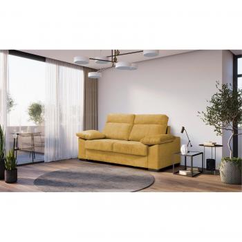 Descanso 3 plazas: sofá cama italiano Mostaza
