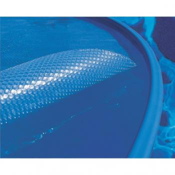 Solar Poolabdeckung Oval 525x320 cm PE Blau