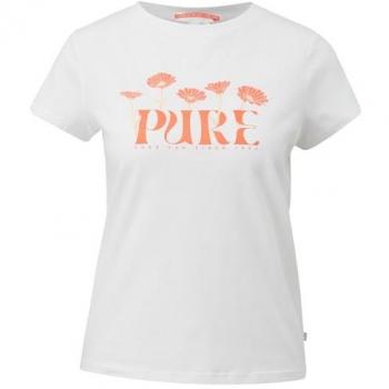 Kurzarmshirt QS Frontprint