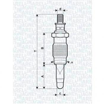 Magneti Marelli 062900005304: Candeletta