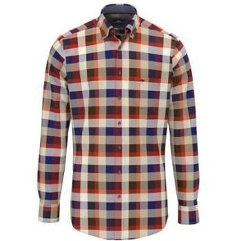 Herren-Helm aus Flanell: FYNCH-HATTON, Rot, Regular Fit, M
