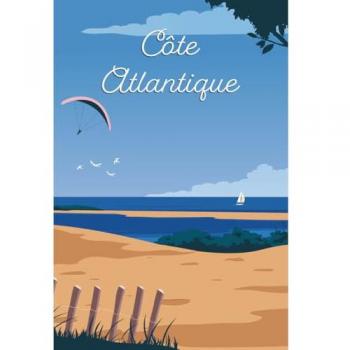 Art Décoratif Plage Nocturne 45x65 cm CEANOTHE