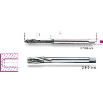 Beta Tools 428FC HSS Blind Hole Tapered Tap – Coarse M5‑0.8