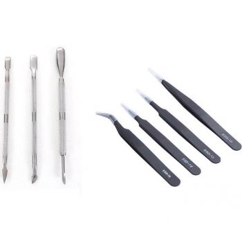 Manicure and Pedicure Stainless Steel Tool Set with Cuticle Remover