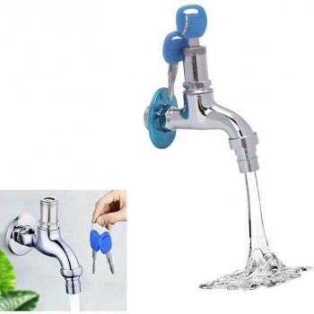 Attacco ½” Rubinetto Antifurto Acqua – Serratura chiavetta DGO‑155