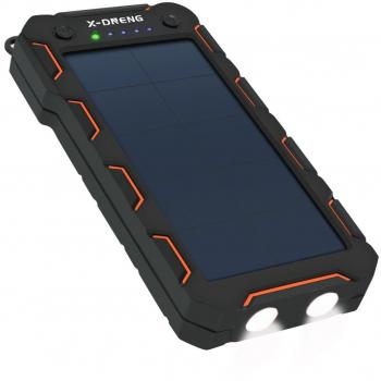 X-DNENG Solar Power Bank mit Dual USB Ports