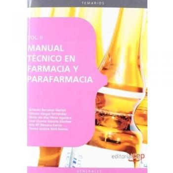 II.Manual Tecnico en Farmacia y Parafarmacia