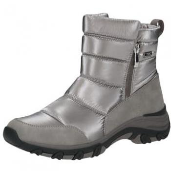 Caprice Stiefelette mit Keilabsatz, grau